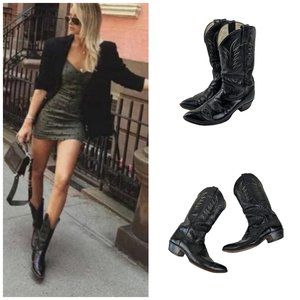 Justin Boots Western Cowboy Boots Size 9